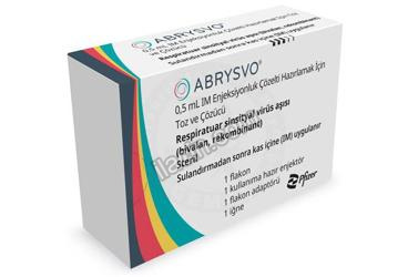 ABRYSVO 0.5 ML IM ENJEKSIYONLUK COZELTI HAZIRLAMAK ICIN TOZ VE COZUCU (1 ADET) görseli