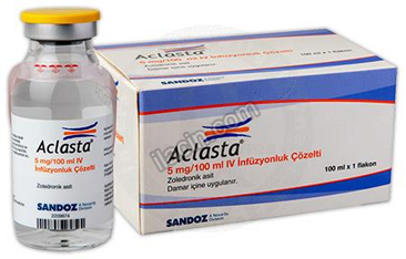 ACLASTA 5MG/100 ML IV INFUZYON COZELTISI görseli