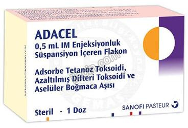 ADACEL 0,5 ML IM ENJ. ICIN SUS. ICEREN FLAKON görseli