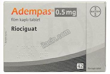 ADEMPAS 0,5 MG 42 FILM KAPLI TABLET görseli