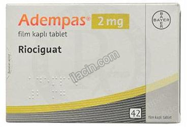 ADEMPAS 2 MG 42 FILM KAPLI TABLET görseli