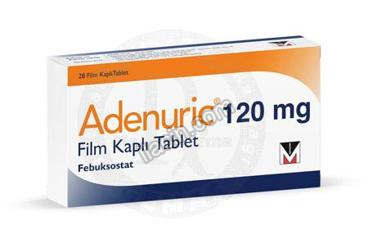 ADENURIC 120 MG 28 FILM KAPLI TABLET görseli