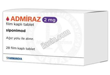 ADMIRAZ 2 MG FILM KAPLI TABLET (28 TABLET) görseli