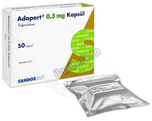 ADOPORT 0,5 MG 50 KAPSUL görseli