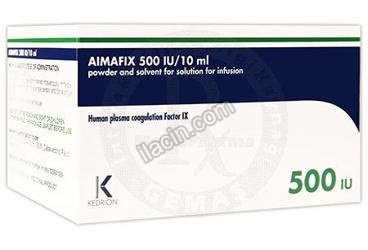 AIMAFIX 500 IU/10 ML IV INFUZYON ICIN LIYOFILIZE TOZ ICEREN FLAKON görseli