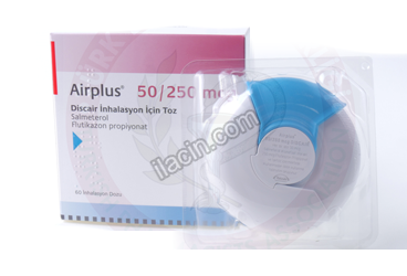 AIRPLUS 50/250 MCG DISCAIR INHALASYON ICIN TOZ 60 DOZ görseli