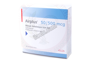 AIRPLUS 50/500 MCG DISCAIR INHALASYON ICIN TOZ 60 DOZ görseli