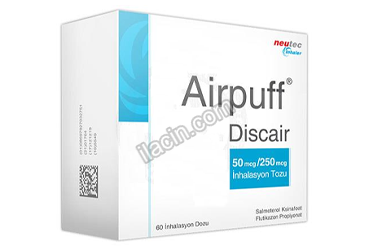 AIRPUFF DISCAIR 50MCG/250 MCG INHALASYON TOZU (60 DOZ) görseli