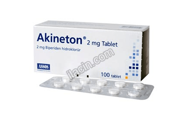 AKINETON 2 MG 100 TABLET görseli