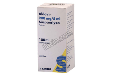AKLOVIR 200 MG 100 ML SUSPANSIYON görseli