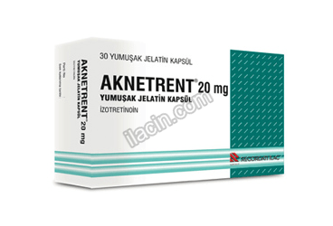 AKNETRENT 20 MG YUMUSAK JELATIN 30 KAPSUL görseli