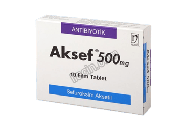 AKSEF 500 MG 10 FILM TABLET görseli