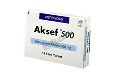 AKSEF 500 MG 14 FILM TABLET görseli