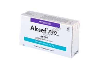 AKSEF IM/IV 750 MG 1 FLAKON görseli