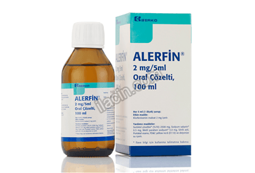 ALERFIN 2 MG/5 ML ORAL COZELTI 100 ML görseli