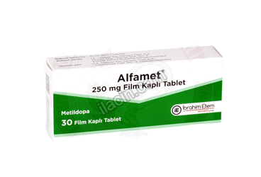 ALFAMET 250 MG 30 TABLET görseli