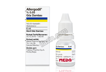 ALLERGODIL %0,05 GOZ DAMLASI, COZELTI (6 ML) görseli