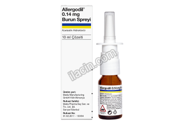 ALLERGODIL %0,1 BURUN SPREYI, COZELTI (10 ML) görseli