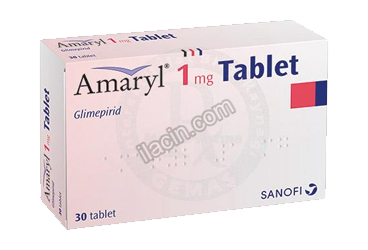 AMARYL 1 MG 30 TABLET görseli