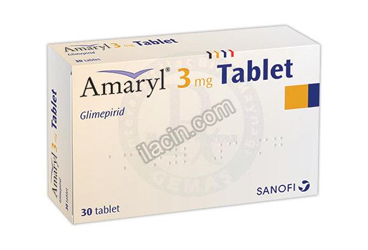 AMARYL 3 MG 30 TABLET görseli