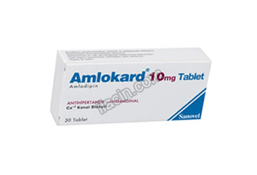 AMLOKARD 10 MG 30 TABLET görseli