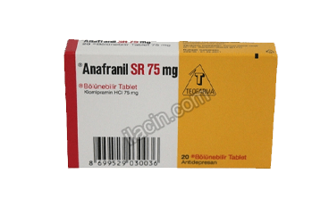 ANAFRANIL SR 75 MG UZATILMIS SALIMLI BOLUNEBILIR 20 TABLET görseli