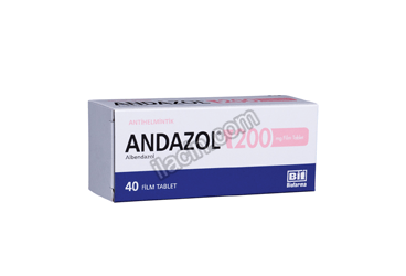 ANDAZOL 200 MG 40 FILM KAPLI TABLET görseli