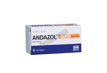 ANDAZOL 200 MG 6 FILM KAPLI TABLET görseli