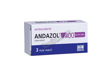 ANDAZOL 400 MG 3 FILM KAPLI TABLET görseli
