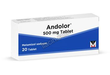 ANDOLOR 500 MG 20 TABLET görseli