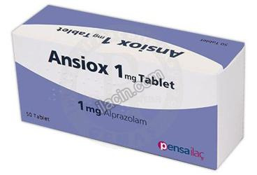 ANSIOX 1 MG 50 TABLET görseli