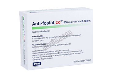 ANTI-FOSFAT CC 500 MG 100 TABLET görseli