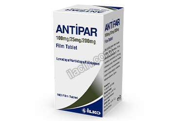 ANTIPAR 100/25/200 MG 100 FILM TABLET görseli