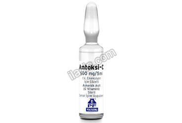 ANTOKSI-C 500 MG/5 ML I.V. ENJEKSIYON ICIN COZELTI görseli