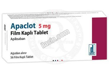 APACLOT 5 MG FILM KAPLI TABLET (56 FILM KAPLI TABLET) görseli