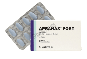 APRANAX FORTE 550 MG 10 FILM KAPLI TABLET görseli