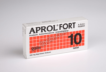 APROL 550 MG 10 TABLET görseli