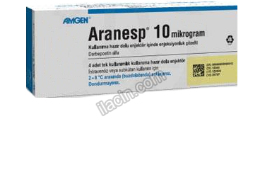 ARANESP 10 MCG 4 KULLANIMA HAZIR DOLU ENJEKTOR ICINDE ENJ. COZELTI görseli