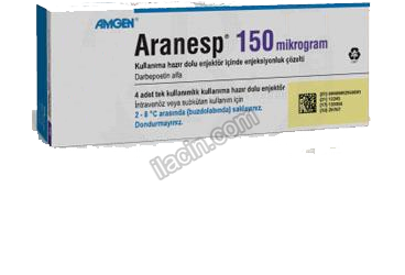 ARANESP 150 MCG 4 KULLANIMA HAZIR DOLU ENJEKTOR ICINDE ENJ. COZELTI görseli