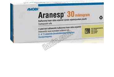 ARANESP 30 MCG 4 KULLANIMA HAZIR DOLU ENJEKTOR ICINDE ENJ. COZELTI görseli
