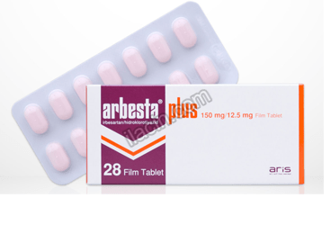 ARBESTA PLUS 150 MG/12,5 MG 28 FILM TABLET görseli