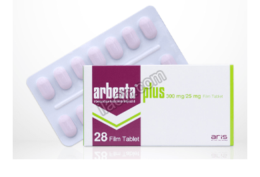 ARBESTA PLUS 300 MG/25 MG 28 FILM TABLET görseli