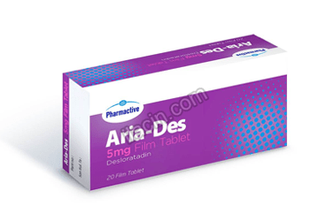 ARIA-DES 5 MG FILM KAPLI TABLET (20 FILM KAPLI TABLET) görseli