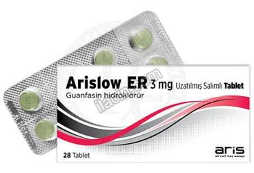 ARISLOW ER 3 MG UZATILMIS SALIMLI TABLET (28 TABLET) görseli