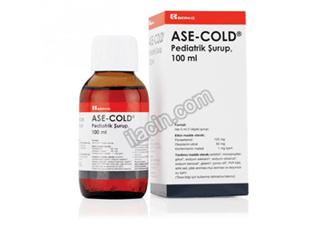 ASE-COLD 120 MG + 50 MG + 1 MG / 5 ML PEDIATRIK SURUP (100 ML) görseli