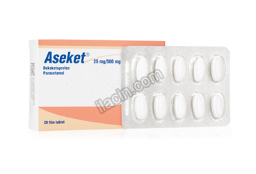 ASEKET 25/500 MG 20 FILM TABLET görseli