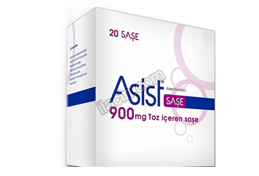 ASIST 900 MG TOZ ICEREN 20 SASE görseli