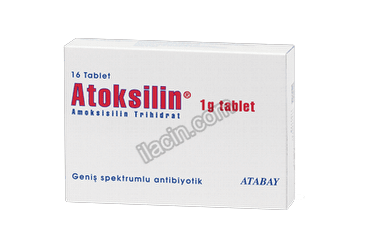 ATOKSILIN 1000 MG 16 TABLET görseli