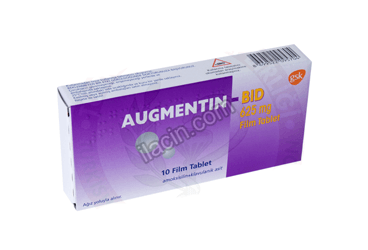AUGMENTIN 500 MG/125 MG FILM KAPLI TABLET (10 ADET) görseli