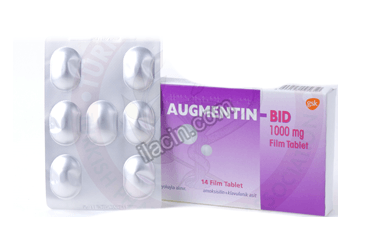 AUGMENTIN 875 MG/125 MG FILM KAPLI TABLET (14 ADET) görseli